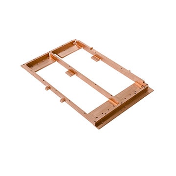 CNC Milling of a Copper Heat Sink for the Aerospace Industry